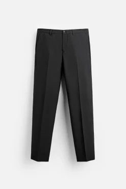 New PANTALÓN TRAJE CON LANA Hombre Pantalones
