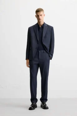 Hot PANTALÓN TRAJE CUADROS Hombre Pantalones