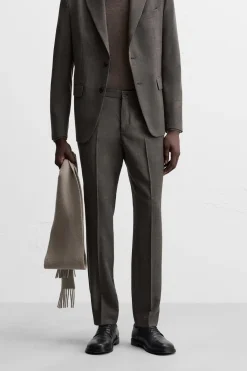 Best PANTALÓN TRAJE CUADROS Hombre Pantalones