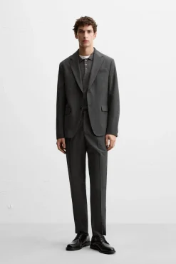 Outlet PANTALÓN TRAJE CUADROS Hombre Pantalones