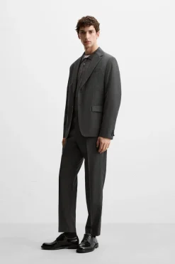 Outlet PANTALÓN TRAJE CUADROS Hombre Pantalones