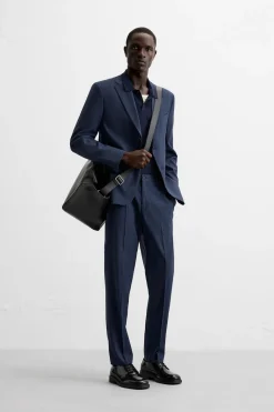 Fashion PANTALÓN TRAJE PATA DE GALLO Hombre Pantalones