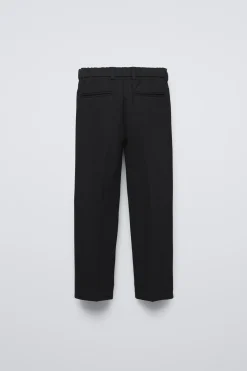 Niños ZARA 6 - 14 Años·Pantalones|6 - 14 Años·Trajes<PANTALÓN TRAJE PIQUÉ
