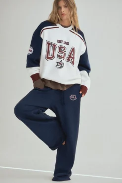 Best PANTALÓN VARSITY USA Mujer Pantalones|Sudaderas / Joggers