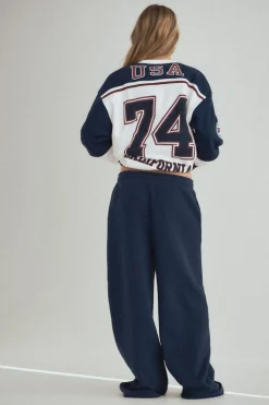 Best PANTALÓN VARSITY USA Mujer Pantalones|Sudaderas / Joggers