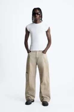 Clearance PANTALÓN WIDE FIT BOLSILLOS Hombre Pantalones