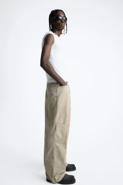 Clearance PANTALÓN WIDE FIT BOLSILLOS Hombre Pantalones