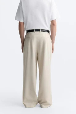 Fashion PANTALÓN WIDE FIT PLIEGUES Hombre Pantalones