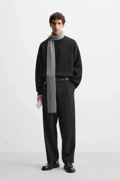 Outlet PANTALÓN WIDE FIT PLIEGUES Hombre Pantalones