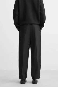 Outlet PANTALÓN WIDE FIT PLIEGUES Hombre Pantalones