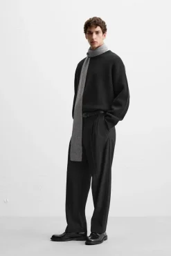 Outlet PANTALÓN WIDE FIT PLIEGUES Hombre Pantalones