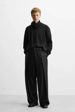 New PANTALÓN WIDE FIT PLIEGUES Hombre Pantalones