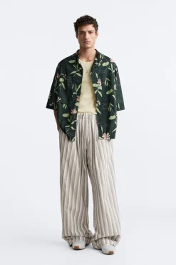 Outlet PANTALÓN WIDE FIT RAYAS LIMITED EDITION Hombre Pantalones