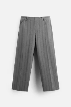 Discount PANTALÓN WIDE FIT TRAJE RAYAS Hombre Pantalones