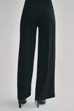 Clearance PANTALÓN WIDE LEG CREPE Mujer Pantalones