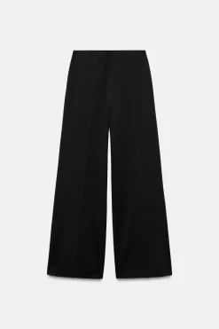 Clearance PANTALÓN WIDE LEG CREPE Mujer Pantalones