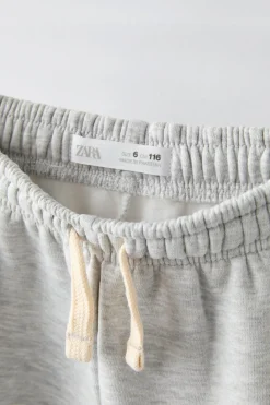 Niños ZARA 6 - 14 Años·Pantalones|6 - 14 Años·Deporte / Jogging<PANTALÓN WIDE LEG TEXTO