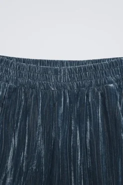 Niños ZARA 6 - 14 Años·Pantalones<PANTALÓN WIDE LEG VELVET