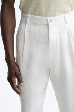 Hot PANTALON 100% LINO Hombre Pantalones