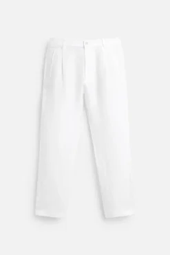 Hot PANTALON 100% LINO Hombre Pantalones