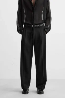 Discount PANTALON RELAXED FIT PLIEGUES Hombre Pantalones