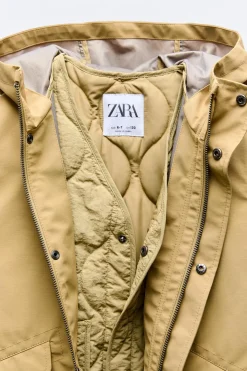 Niños ZARA 6 - 14 Años·Abrigos<PARKA 2 EN 1 CON CHALECO DESMONTABLE