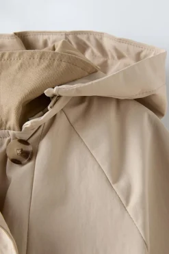 Niños ZARA 6 - 18 Meses·Abrigos / Buzos<PARKA CORTA CAPUCHA WATER REPELLENT