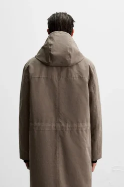 Outlet PARKA DESMONTABLE WATER REPELLENT Hombre Cazadoras|Abrigos / Gabardinas