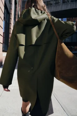 Hot PARKA ENGOMADA ZW COLLECTION Mujer Chaquetas / Cazadoras