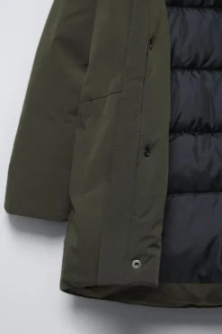 Niños ZARA 6 - 14 Años·Abrigos|6 - 14 Años·Abrigos<PARKA LARGA PLUMA PLUMÓN WATER REPELLENT
