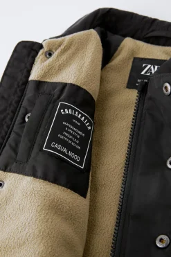 Niños ZARA 1½ - 6 Años·Abrigos|6 - 18 Meses·Abrigos / Buzos<PARKA LIGERA ETIQUETA