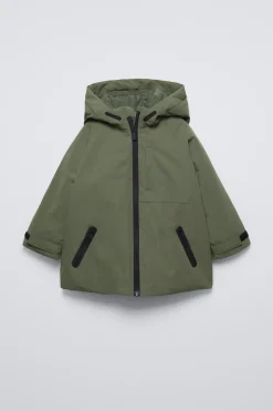 Niños ZARA 1½ - 6 Años·Abrigos|6 - 18 Meses·Abrigos / Buzos<PARKA LIGERA WATER REPELLENT