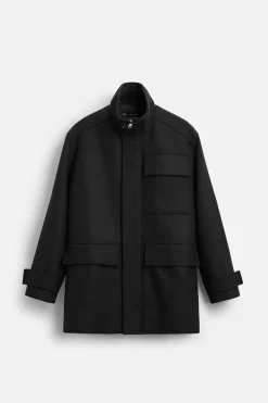 Discount PARKA PAÑO CON LANA Hombre Cazadoras|Abrigos / Gabardinas