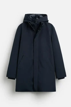 Sale PARKA TÉCNICA CUELLO DESMONTABLE Hombre Cazadoras|Abrigos / Gabardinas