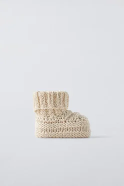 Niños ZARA 0 - 6 Meses·Patucos|6 - 18 Meses·Zapatos<PATUCO ALGODÓN