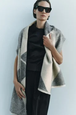 Online PAÑUELO ANCHO JACQUARD Mujer Accesorios / Bisuteria