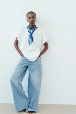 New PAÑUELO SATINADO ESTAMPADO Mujer Accesorios / Bisuteria