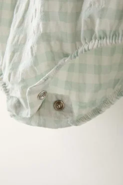 Niños ZARA 6 - 18 Meses·Vestidos / Monos<PELELE VICHY TEXTURA