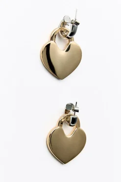 Clearance PENDIENTES CANDADO COMBINADO Mujer Accesorios / Bisuteria