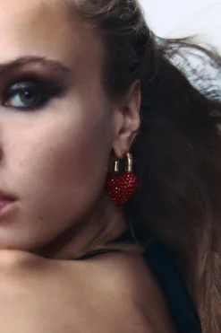 Online PENDIENTES CORAZÓN BRILLOS Mujer Accesorios / Bisuteria