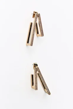 New PENDIENTES DOBLE BRILLOS Mujer Accesorios / Bisuteria