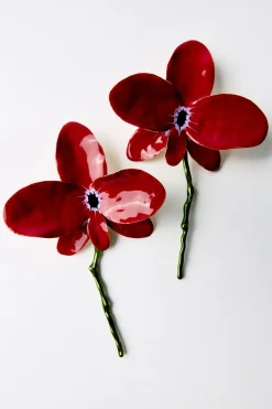 New PENDIENTES FLOR ESMALTADA Mujer Accesorios / Bisuteria