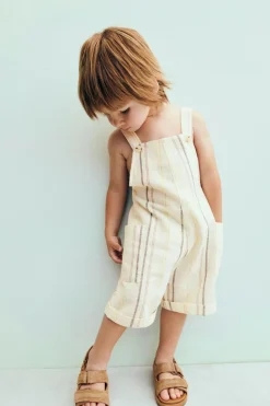 Niños ZARA 6 - 18 Meses·Vestidos / Monos<PETO CORTO RAYAS