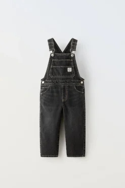 Niños ZARA 1½ - 6 Años·Vestidos / Petos|1½ - 6 Años·Pantalones<PETO DENIM ETIQUETA