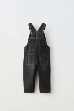 Niños ZARA 1½ - 6 Años·Vestidos / Petos|1½ - 6 Años·Pantalones<PETO DENIM ETIQUETA