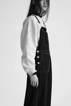 Best PETO LARGO DENIM TRF Mujer Vestidos