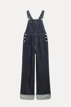 Best PETO LARGO DENIM TRF Mujer Vestidos