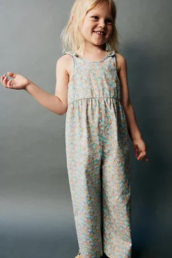 Niños ZARA 1½ - 6 Años·Vestidos / Petos|1½ - 6 Años·Pantalones<PETO LARGO FLORES