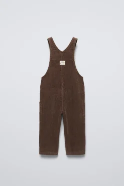 Niños ZARA 1½ - 6 Años·Vestidos / Petos|1½ - 6 Años·Pantalones<PETO LARGO PANA