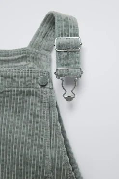 Niños ZARA 1½ - 6 Años·Vestidos / Petos|1½ - 6 Años·Pantalones<PETO LARGO PANA